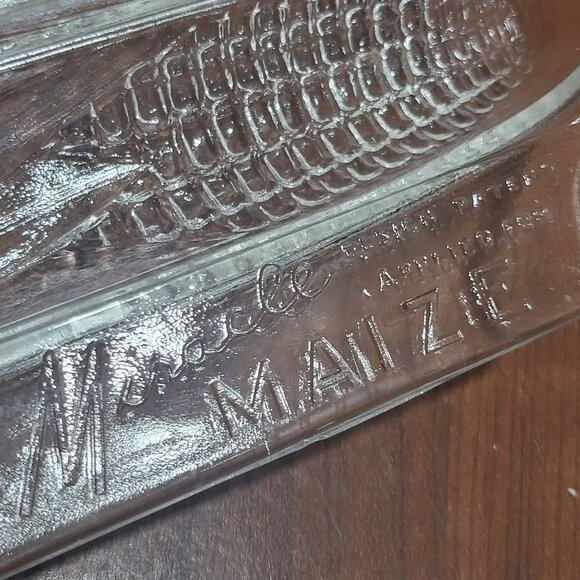 Miracle Maize Clear Glass Corn Bread Baking Dish Corn Cob Design - Picture 6 of 13